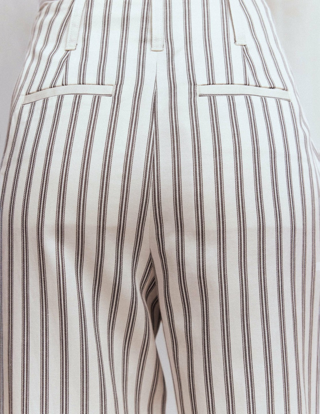 Mayfair Tailored Pants-Ivory, Navy Stripe / Boden Outlet