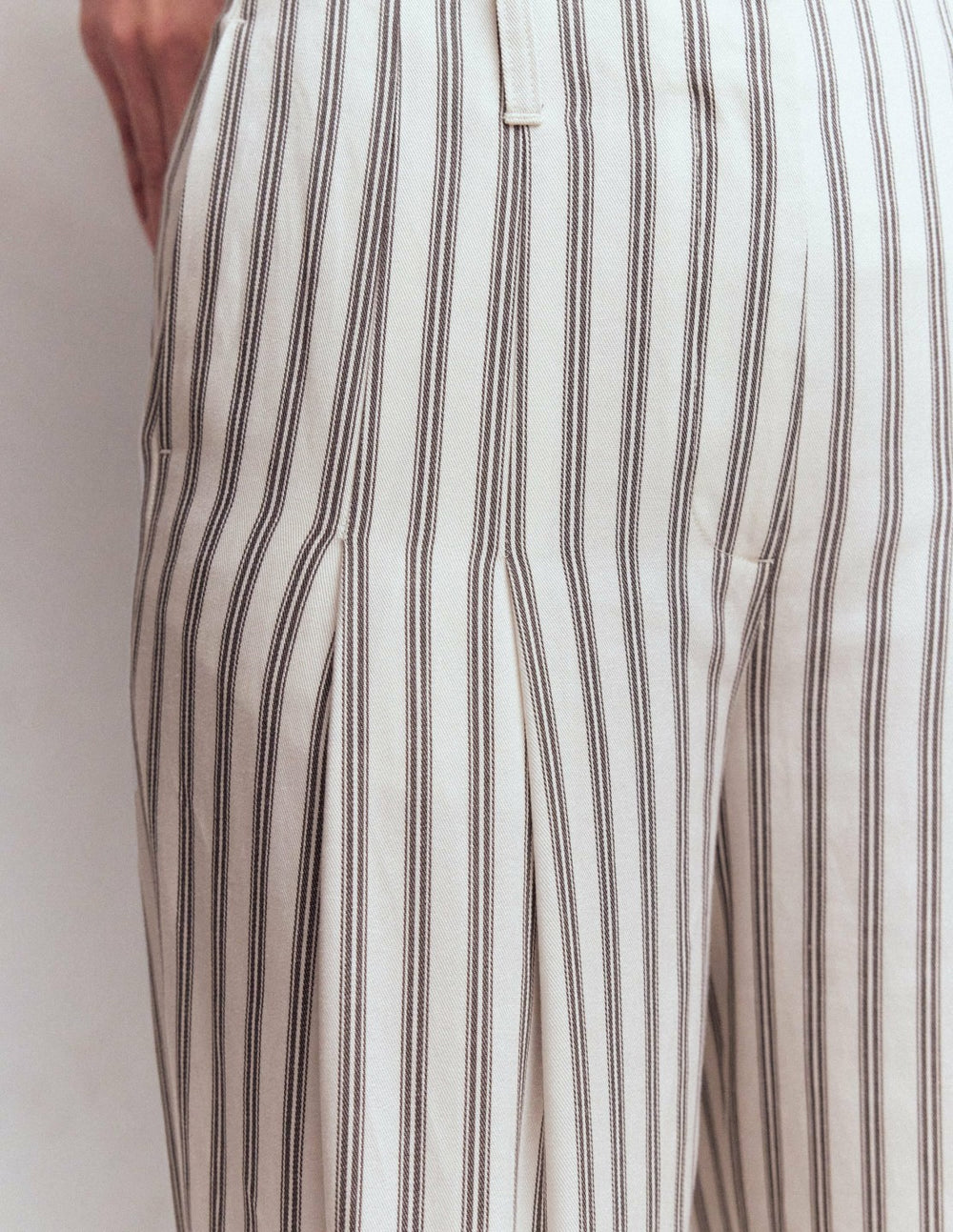 Mayfair Tailored Pants-Ivory, Navy Stripe / Boden Outlet