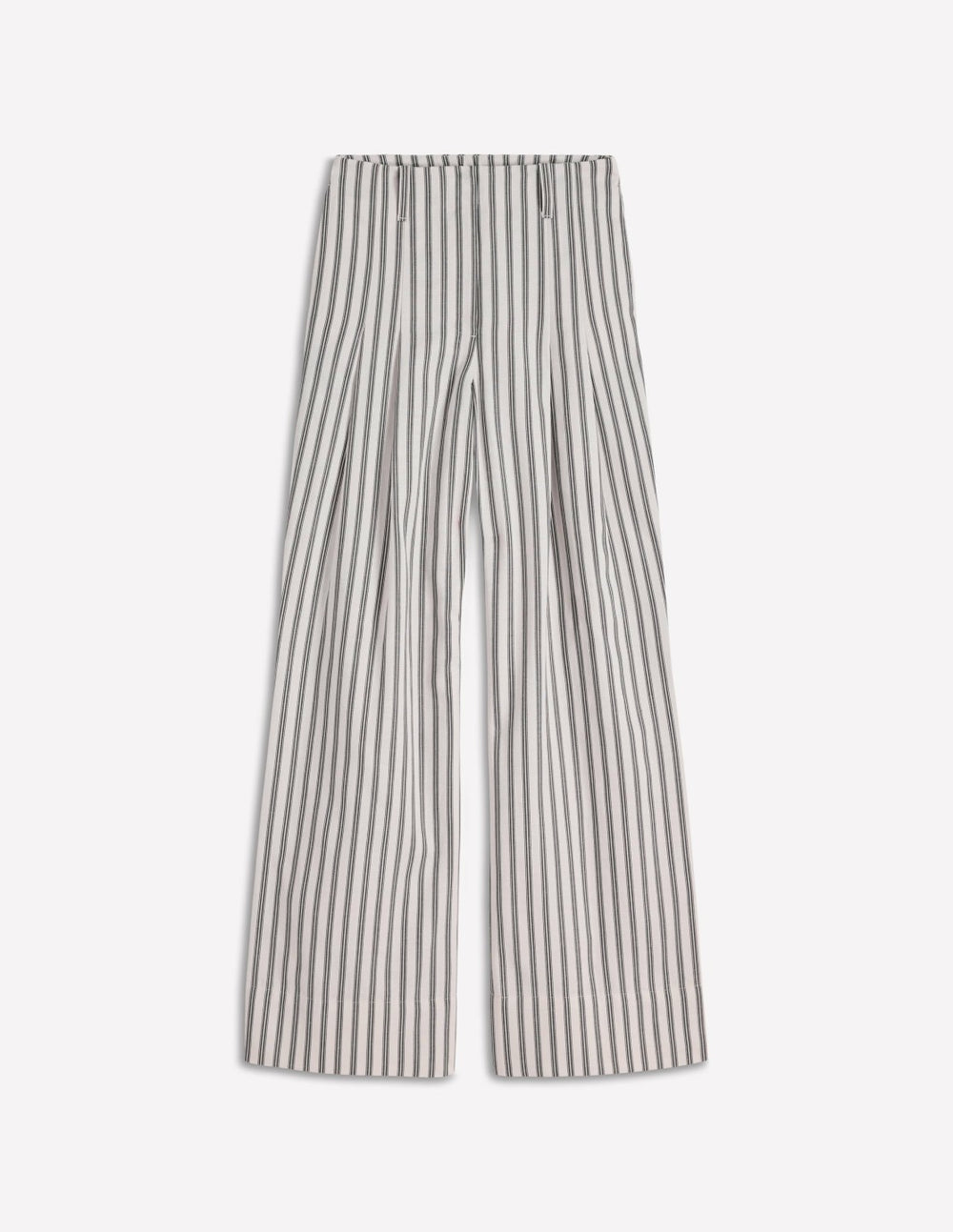 Mayfair Tailored Pants-Ivory, Navy Stripe / Boden Outlet