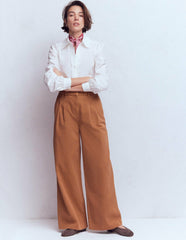 Kensington Wide Leg Pants-Ginger / Boden Discount