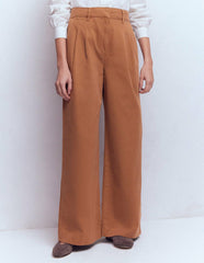 Kensington Wide Leg Pants-Ginger / Boden Discount