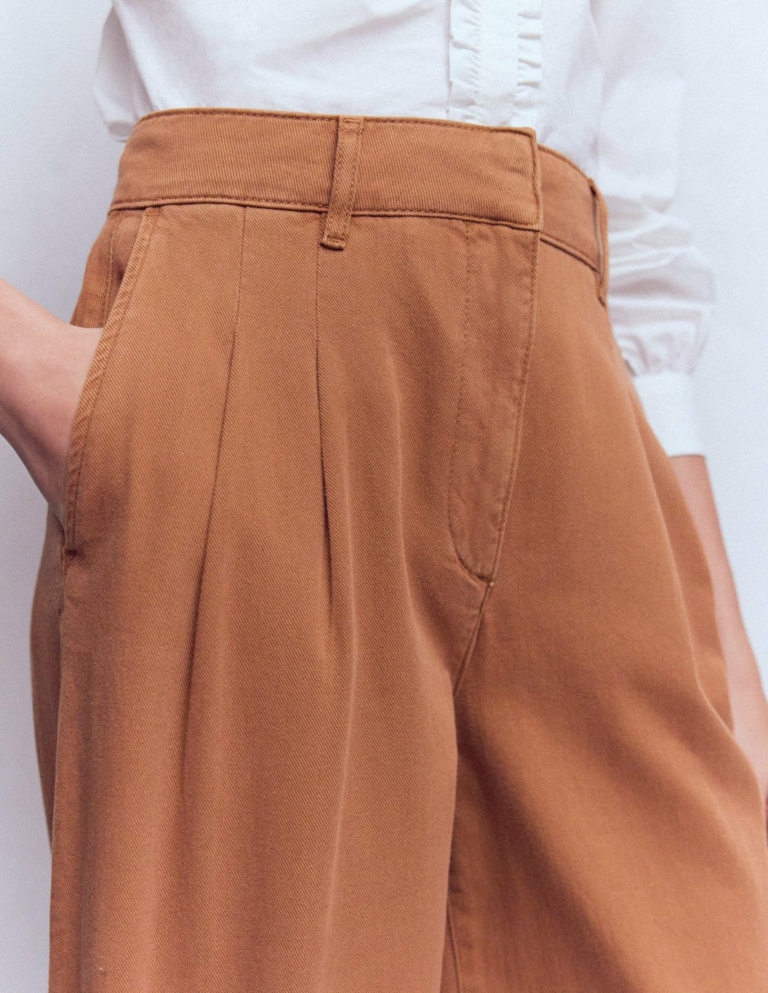 Kensington Wide Leg Pants-Ginger / Boden Discount