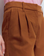 Bloomsbury Cotton Pants-Russet / Boden us