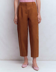 Bloomsbury Cotton Pants-Russet / Boden us