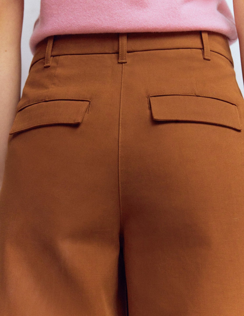 Bloomsbury Cotton Pants-Russet / Boden us