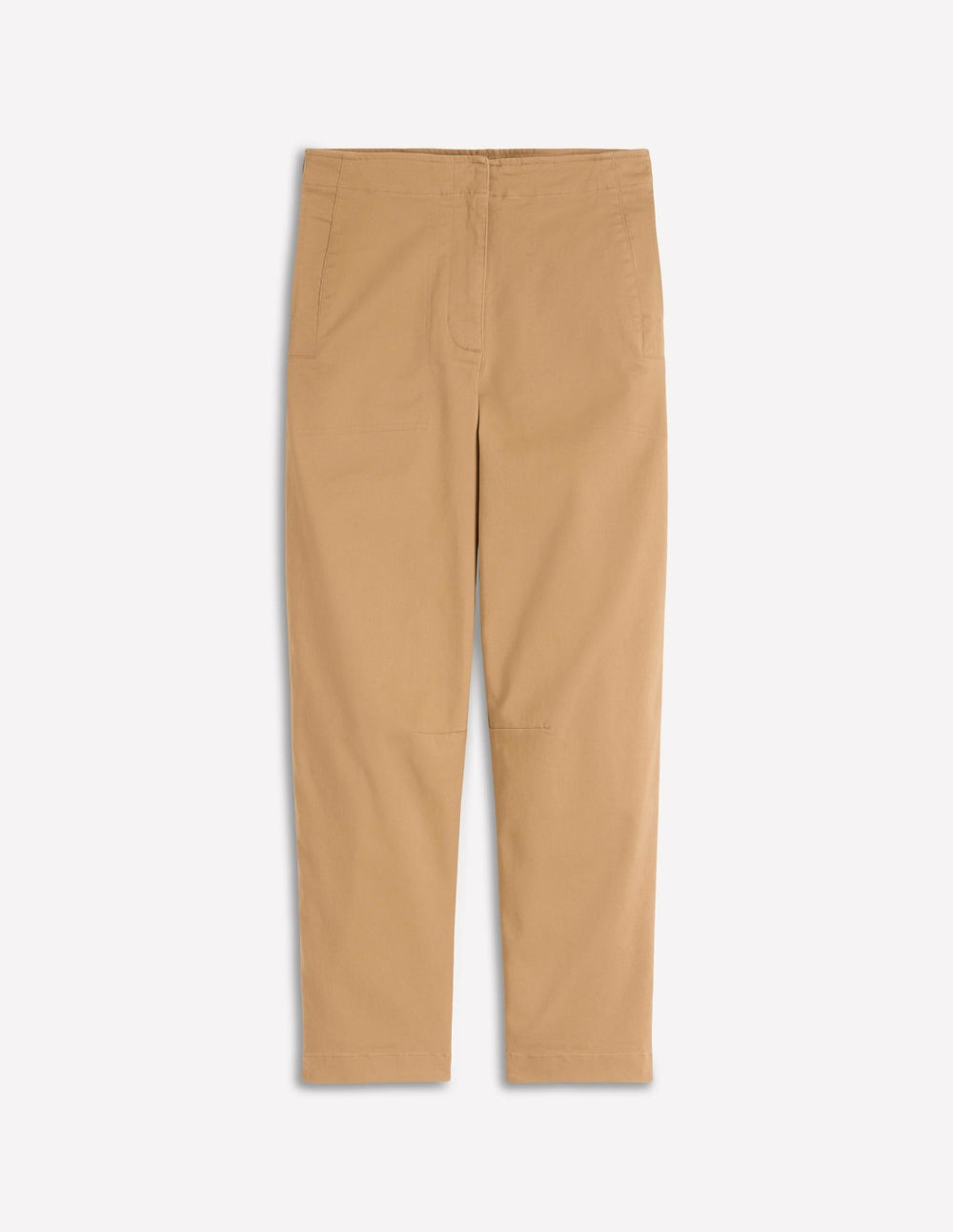 Barrel Leg Chino Pants-Cappuccino / Boden