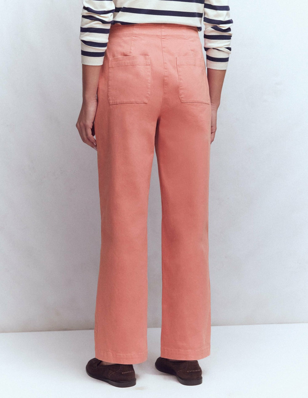 Barrel Leg Chino Pants-Vintage Rose / Boden Sale