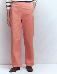 Barrel Leg Chino Pants-Vintage Rose / Boden Sale