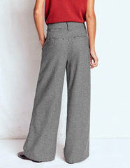 Kensington Tailored Pants-Black and Ivory Puppytooth / Boden Outlet