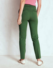 Highgate Ponte Pants-Hunter Green / Boden On sale