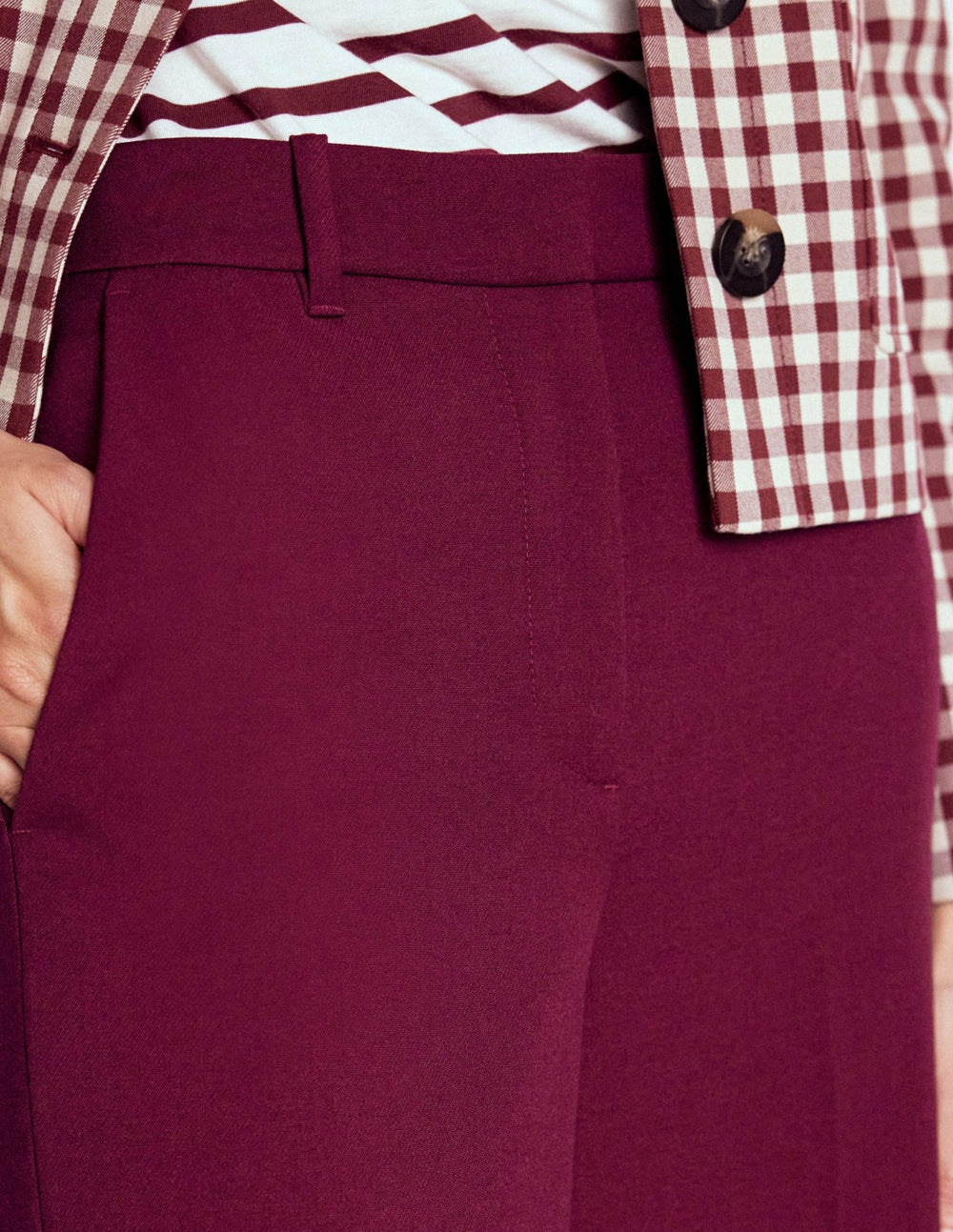Belgravia Tailored Pants-Deep Wisteria / Boden