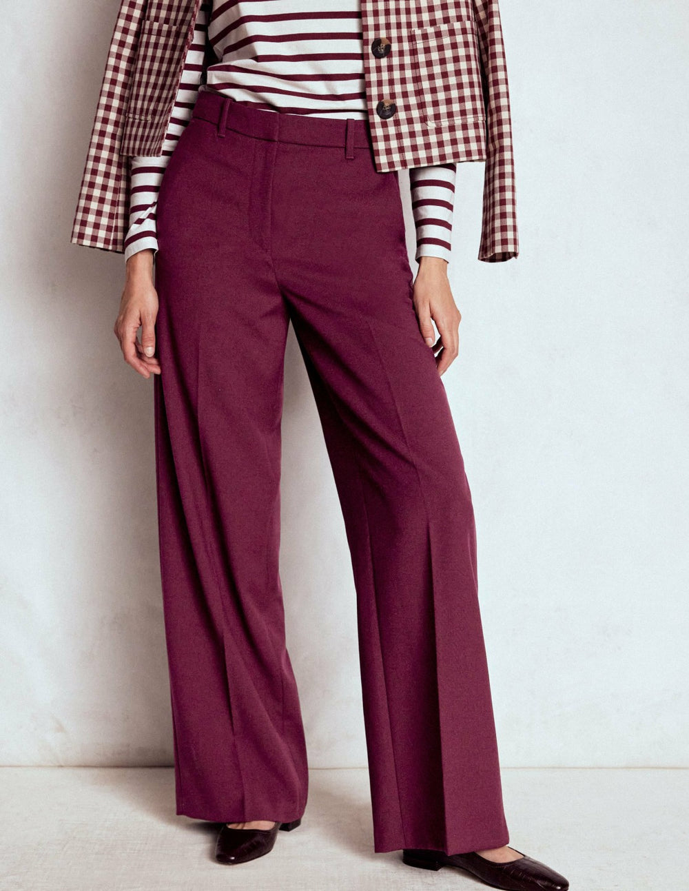Belgravia Tailored Pants-Deep Wisteria / Boden