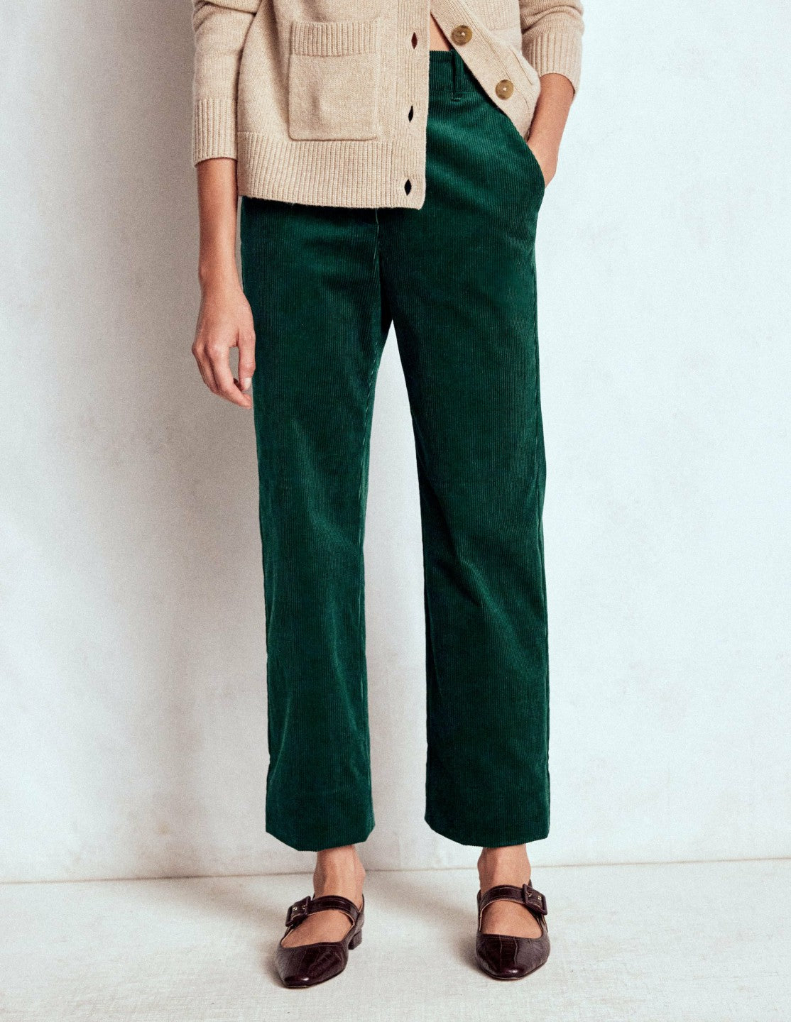 Canonbury Cord Pants-Emerald Night / Boden us