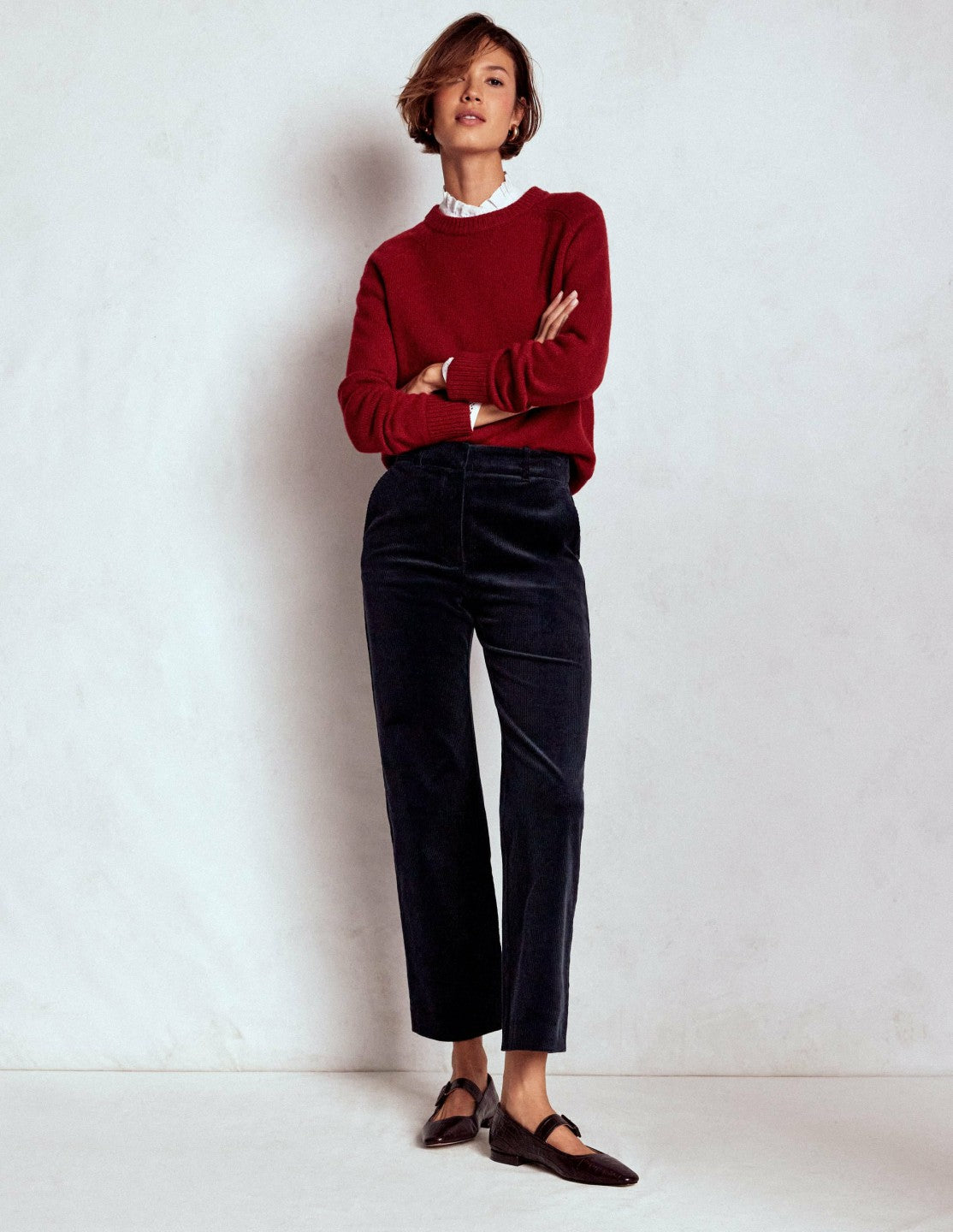 Canonbury Cord Pants-Navy / Boden Sale