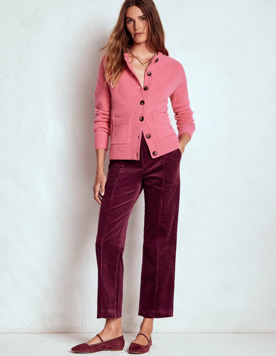 Pimlico Cord Pants-Deep Wisteria / Boden us
