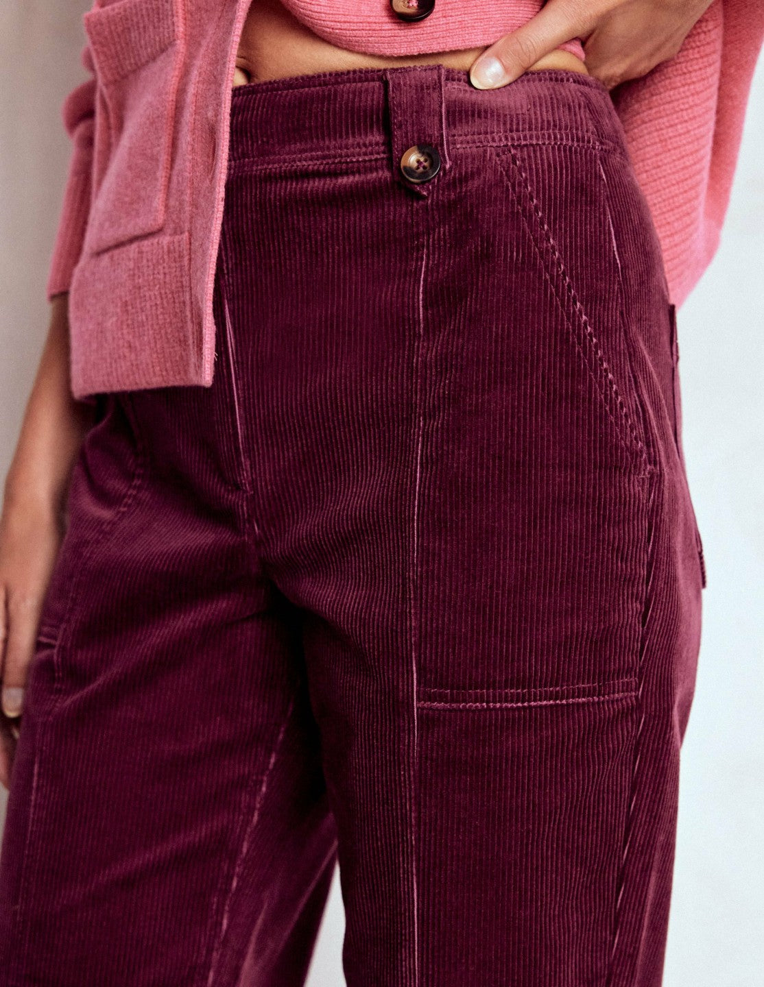 Pimlico Cord Pants-Deep Wisteria / Boden us