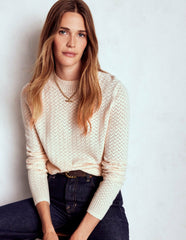 Diane Pointelle Sweater-Warm Ivory / Boden Discount