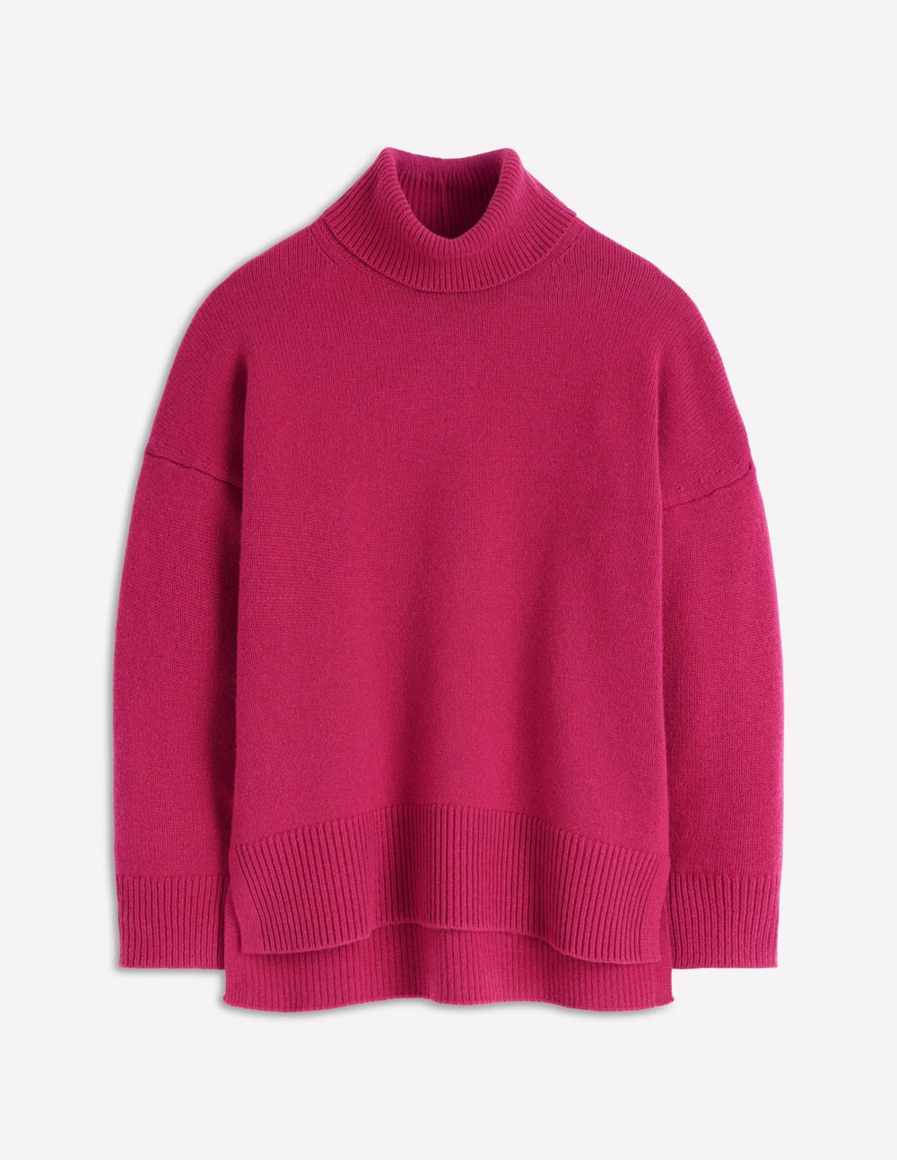 Polly Merino Roll Neck Sweater-Sorbet Pink / Boden