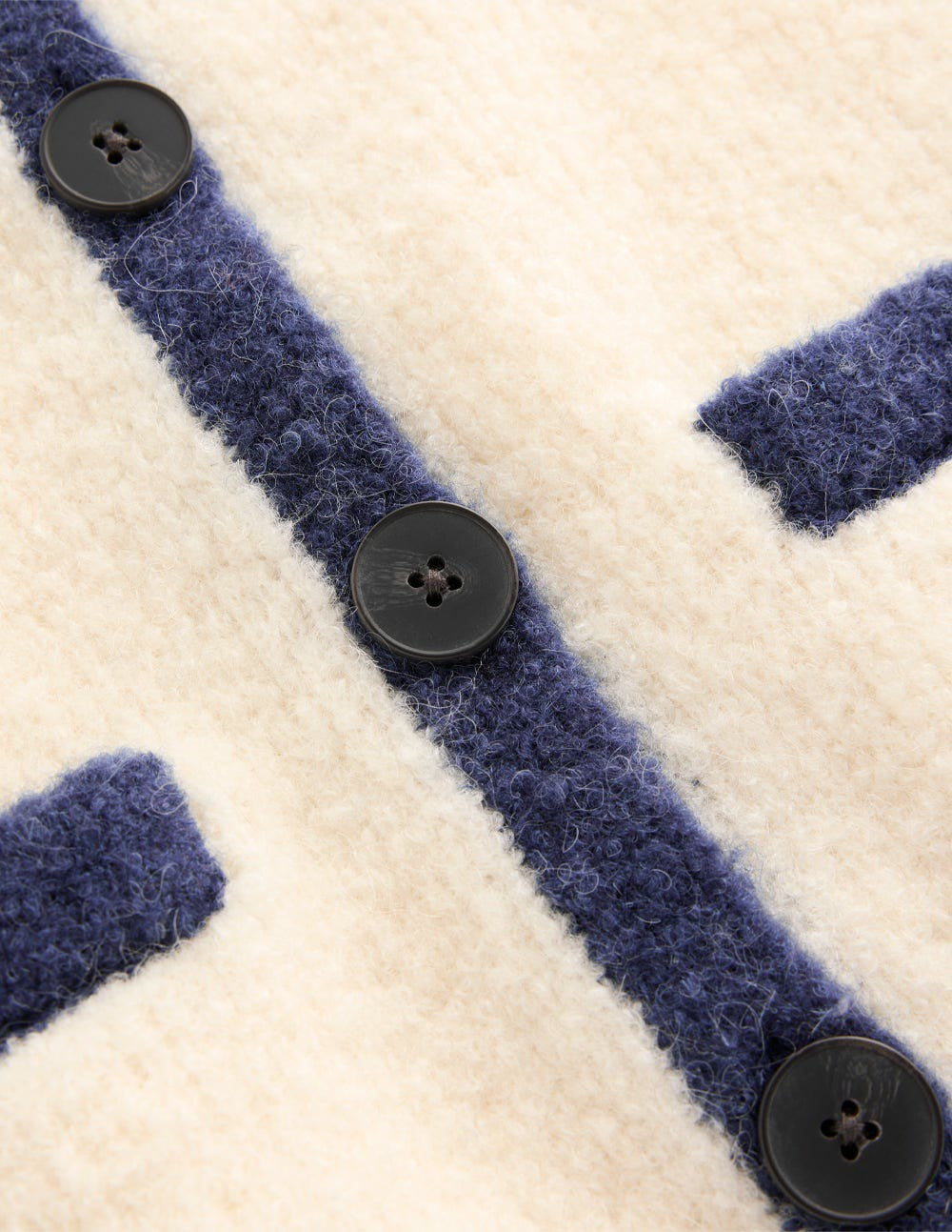 Holly Boucle Knitted Jacket-Warm Ivory, Boucle / Boden Outlet
