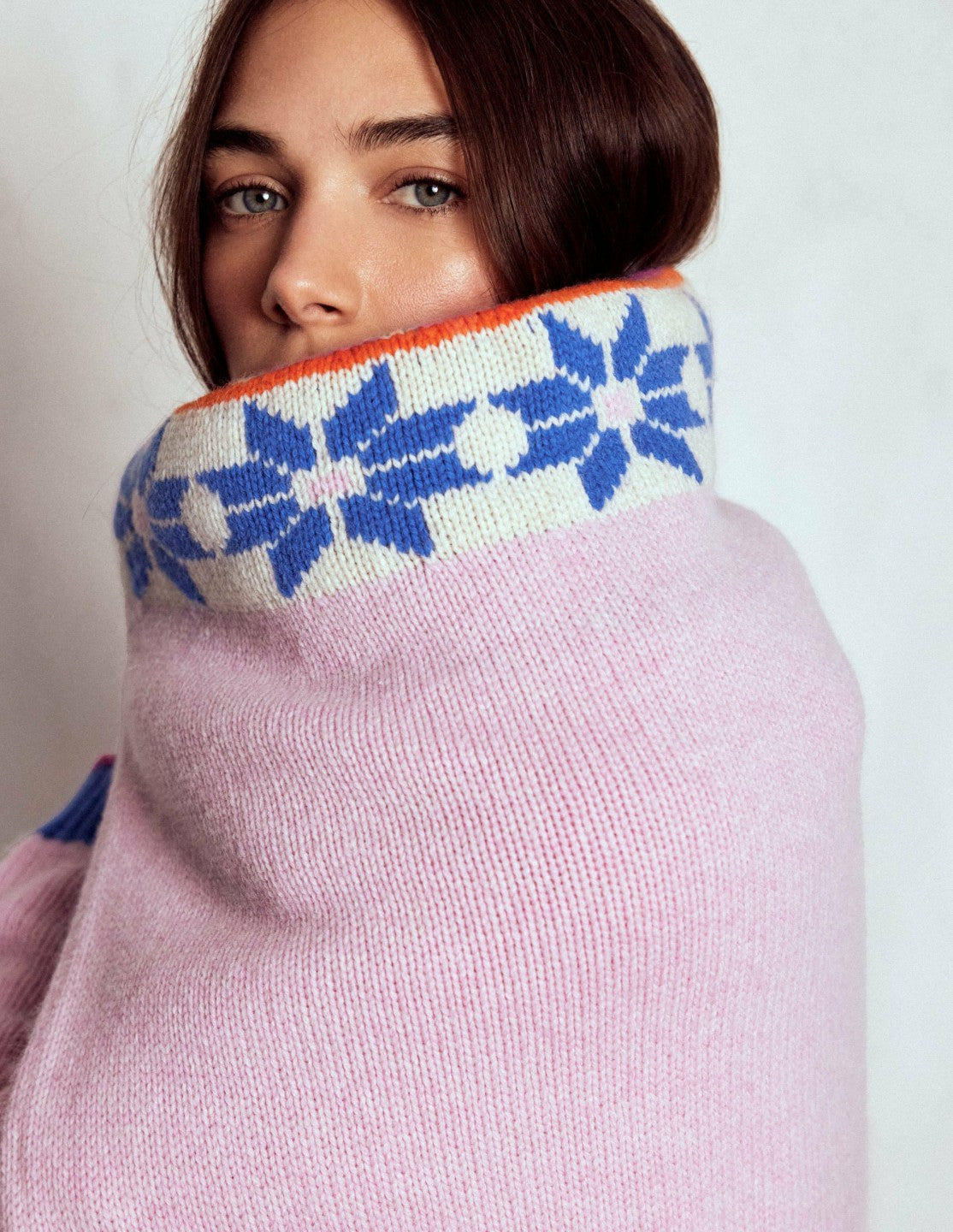 Eleanor Fair Isle Sweater-Meadowsweet Pink / Boden On sale
