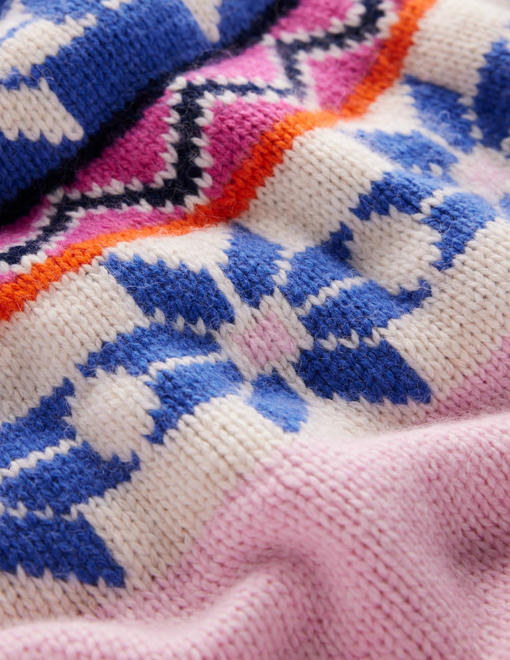 Eleanor Fair Isle Sweater-Meadowsweet Pink / Boden On sale