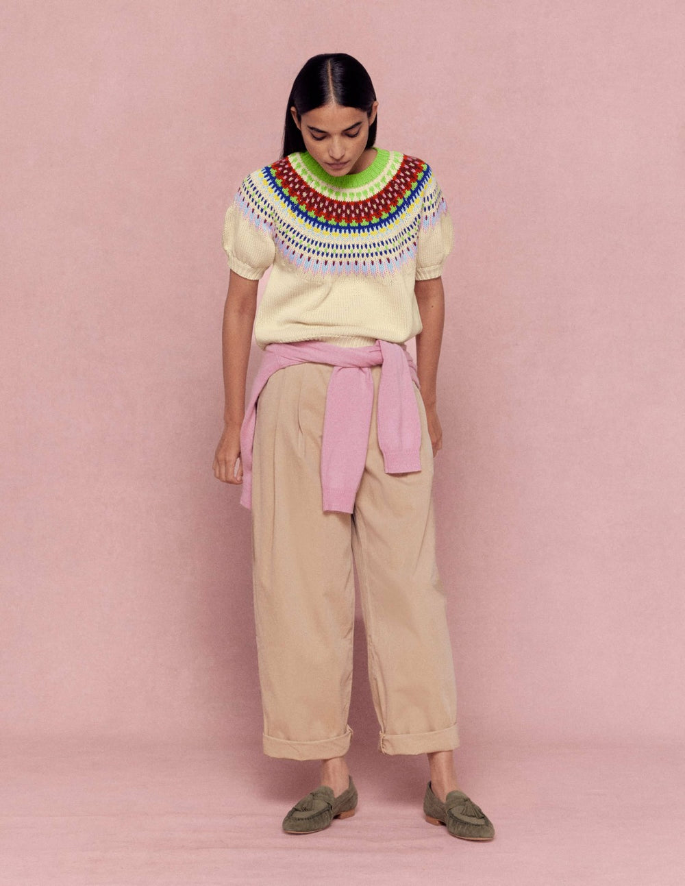 Margot Puff Sleeve T-Shirt-Oatmeal Melange / Boden us