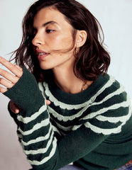 Alice Fluffy Raglan Jumper-Botanical Garden / Boden Outlet