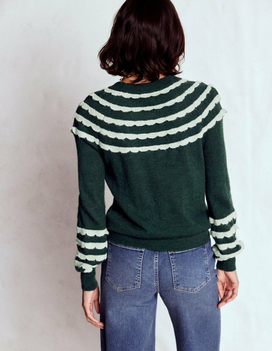 Alice Fluffy Raglan Jumper-Botanical Garden / Boden Outlet