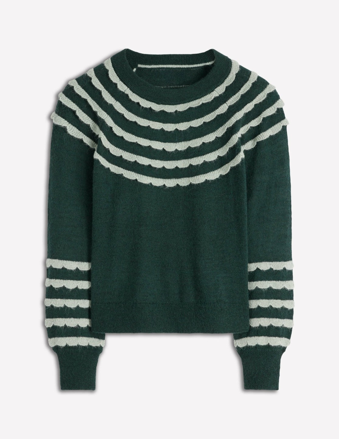 Alice Fluffy Raglan Jumper-Botanical Garden / Boden Outlet