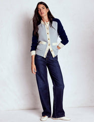 Marion Merino Cardigan-Snowbird Blue, Navy / Boden us