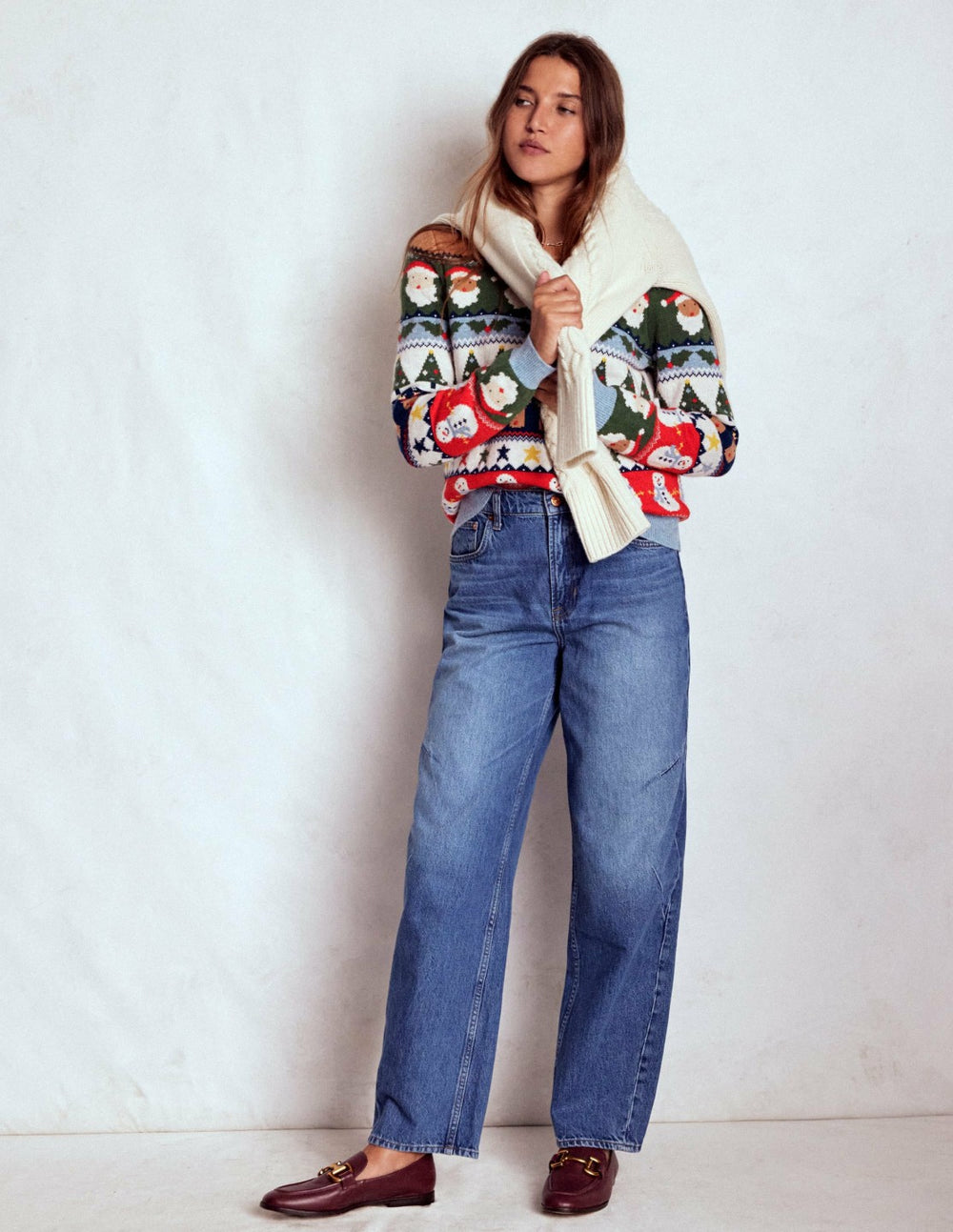Edie Fair Isle Sweater-Multi, Christmas Fair Isle / Boden Sale