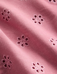 Cord Broderie Dress-Pink Haze / Boden us