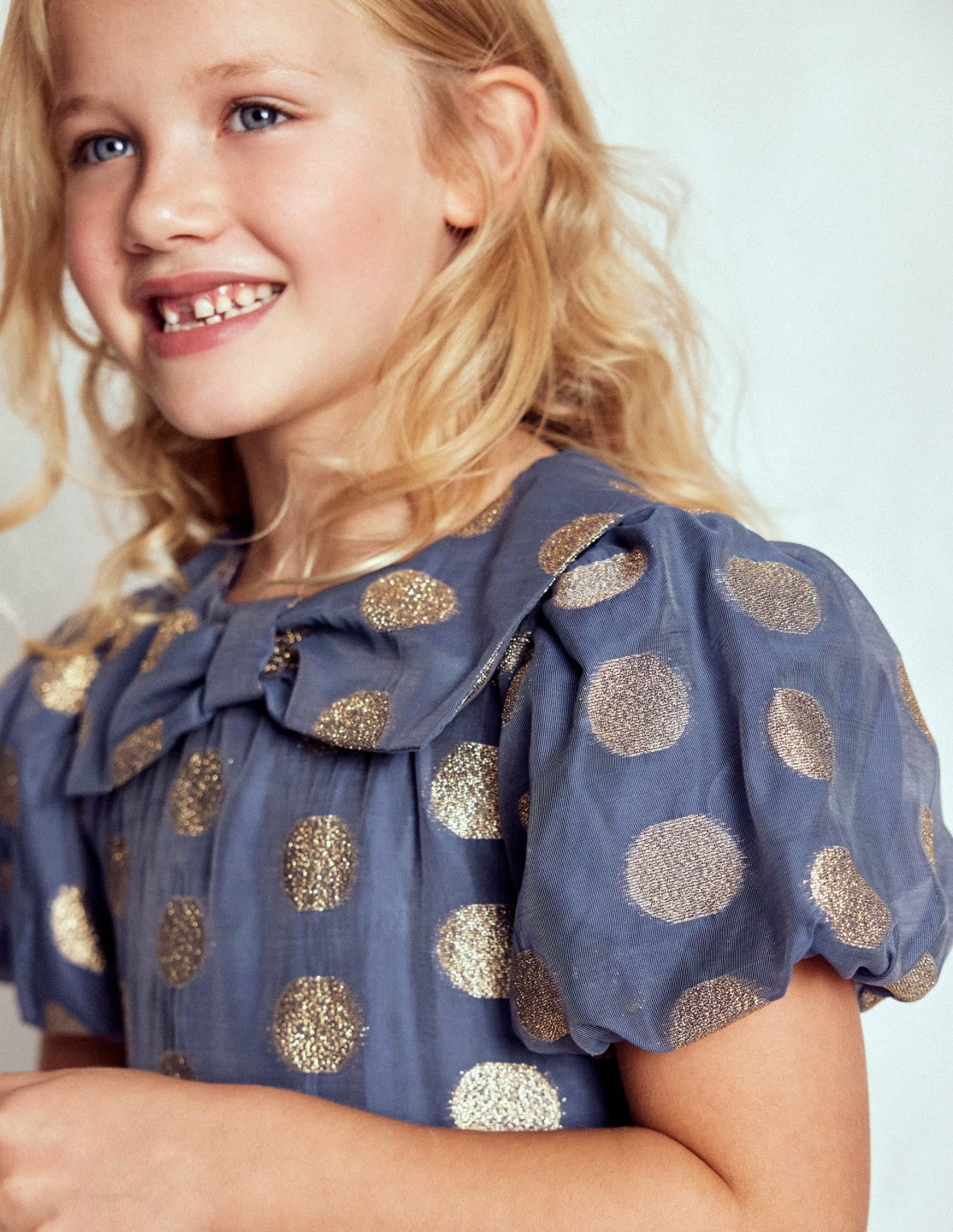 Bubble Hem Party Dress-College Navy Gold Spot / Boden us