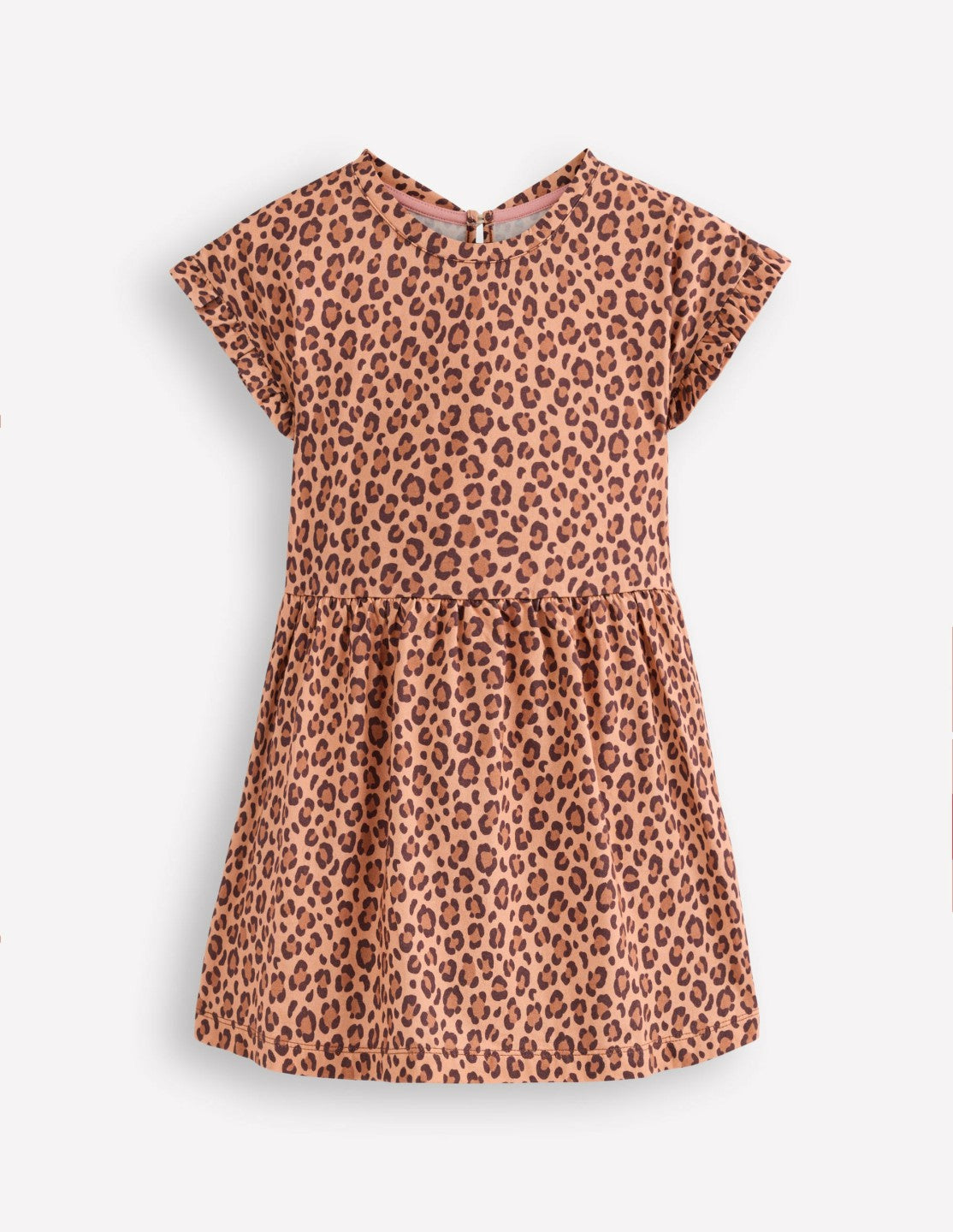 Jersey T-Shirt Dress-Leopard / Boden Sale