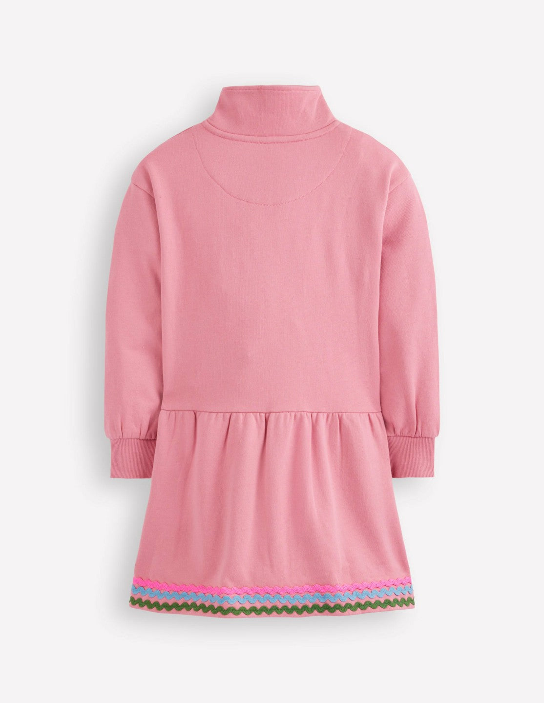 Half Zip Sweat Dress-Pink Haze / Boden Outlet