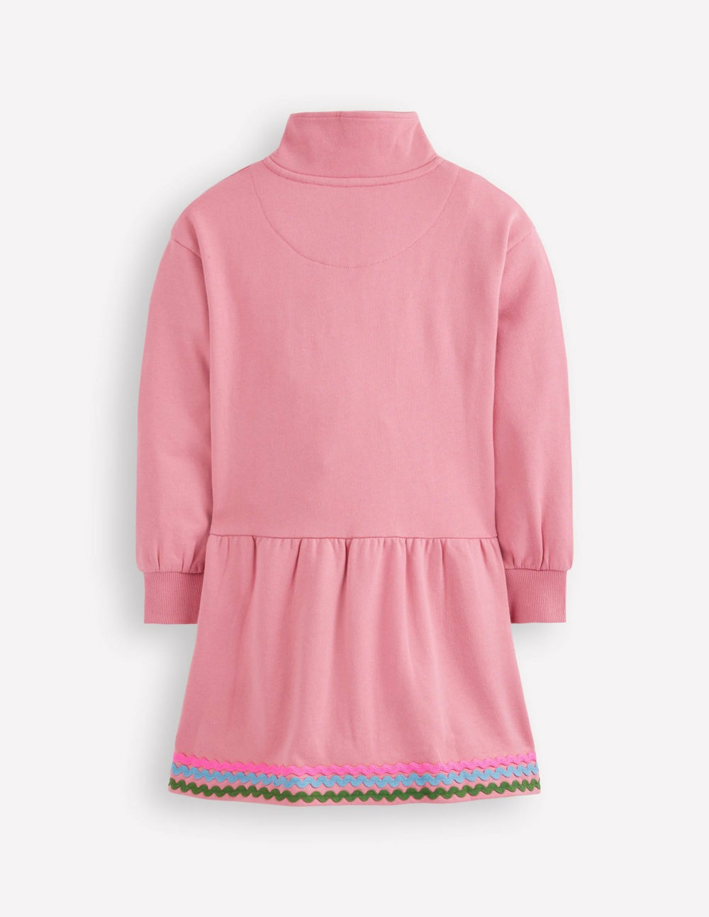 Half Zip Sweat Dress-Pink Haze / Boden Outlet