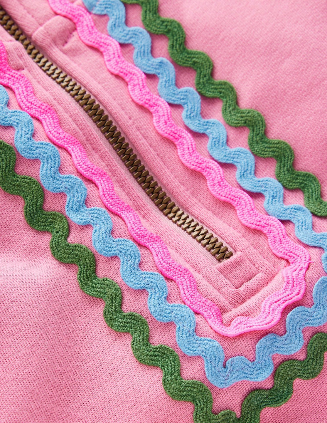 Half Zip Sweat Dress-Pink Haze / Boden Outlet