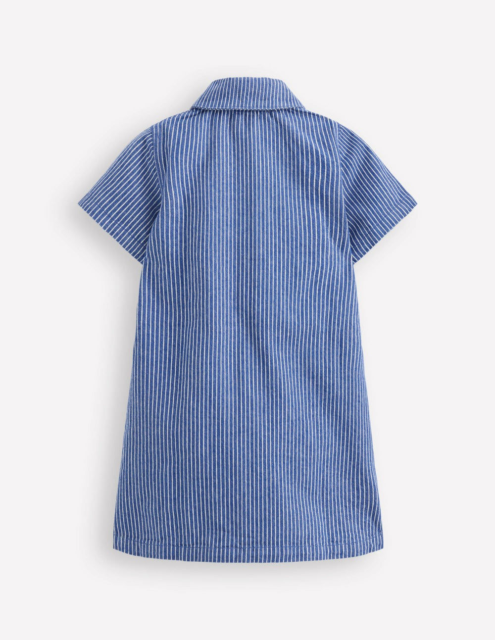 Denim Shirt Dress-Sapphire Blue Stripe / Boden On sale