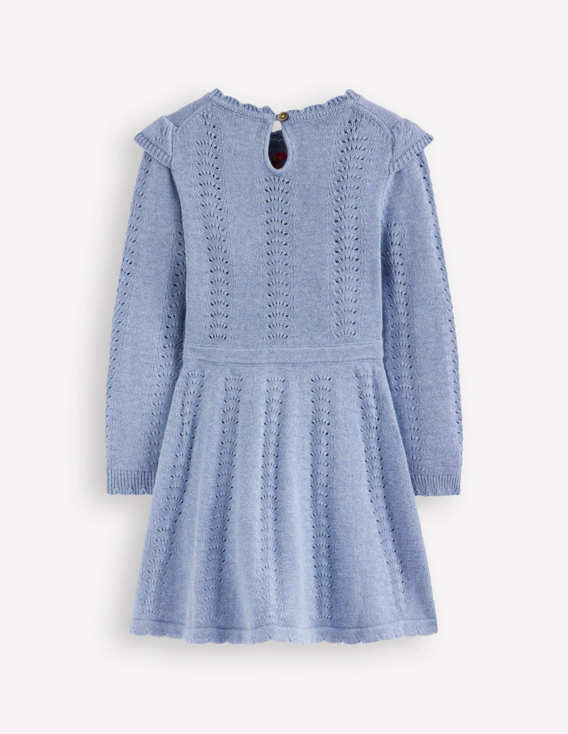 Pointelle Knitted Dress-Glacier Lake Marl / Boden Online