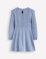 Pointelle Knitted Dress-Glacier Lake Marl / Boden Online