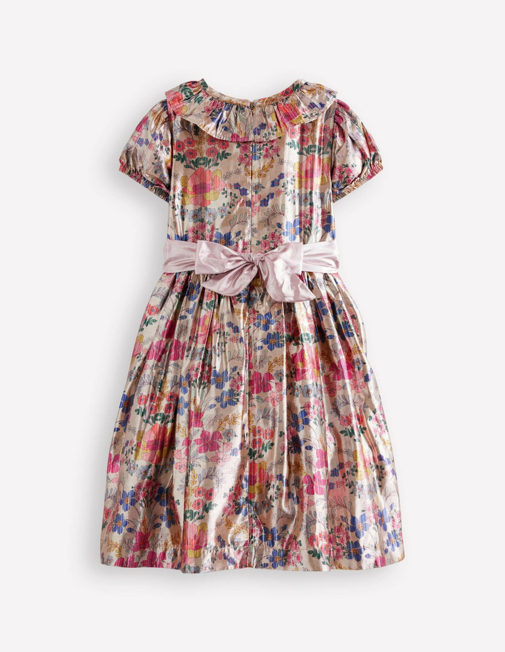 Fit & Flare Party Dress-Metallic Tapestry Floral / Boden Outlet
