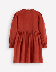 Suki Long Sleeve Smocked Dress-Copper / Boden Outlet