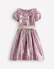 Fit & Flare Party Dress-Pink / Boden