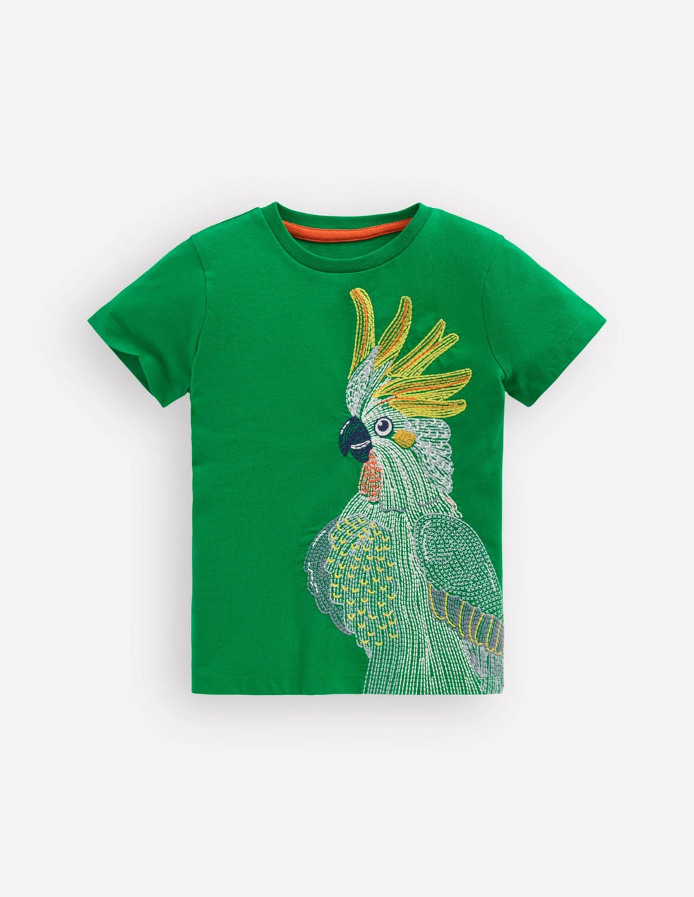 Superstitch T-Shirt-Green Tambourine Cockatoo / Boden Online