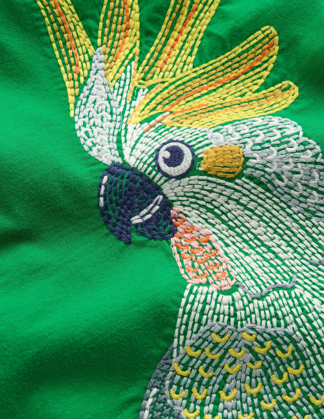 Superstitch T-Shirt-Green Tambourine Cockatoo / Boden Online