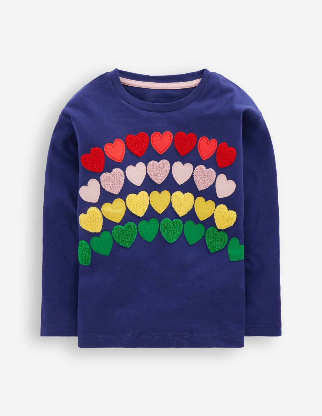 Fun Relaxed T-shirt-Twilight Rainbow Hearts / Boden Outlet