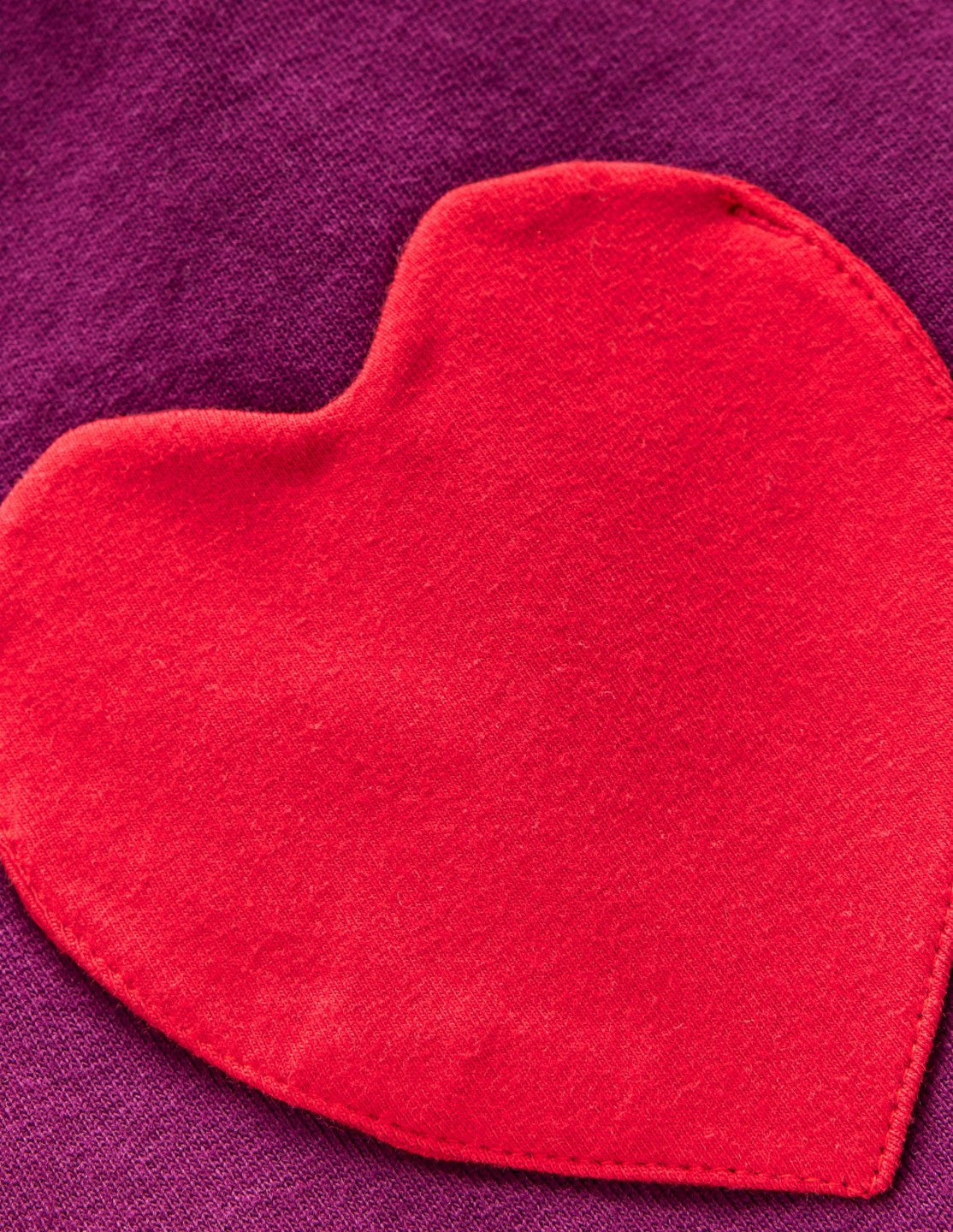 Heart Pocket Tunic-Deep Wisteria Hearts / Boden us