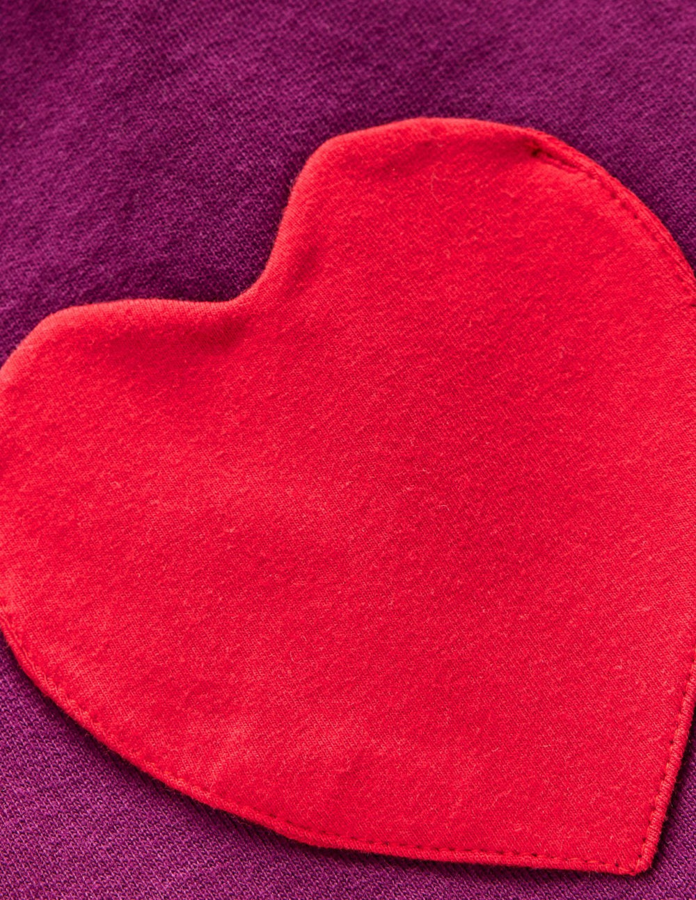 Heart Pocket Tunic-Deep Wisteria Hearts / Boden us