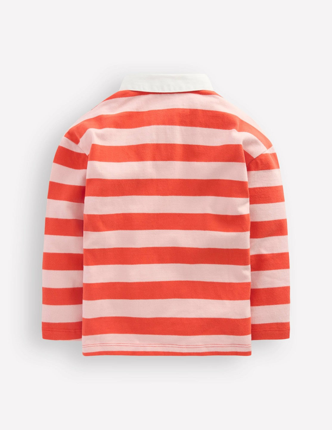 Drop Shoulder Rugby Top-Fiesta/Lotus Stripe / Boden Discount