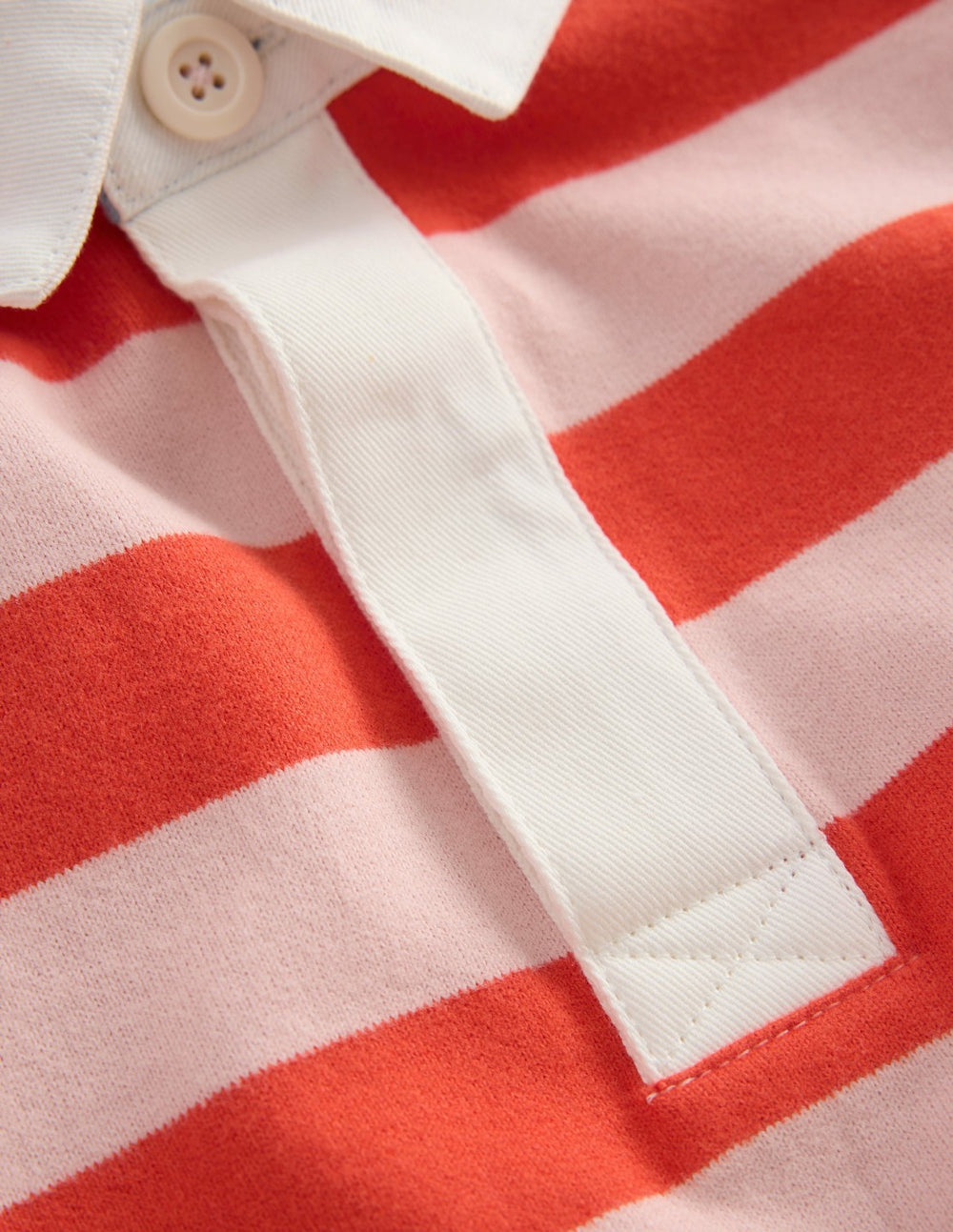 Drop Shoulder Rugby Top-Fiesta/Lotus Stripe / Boden Discount
